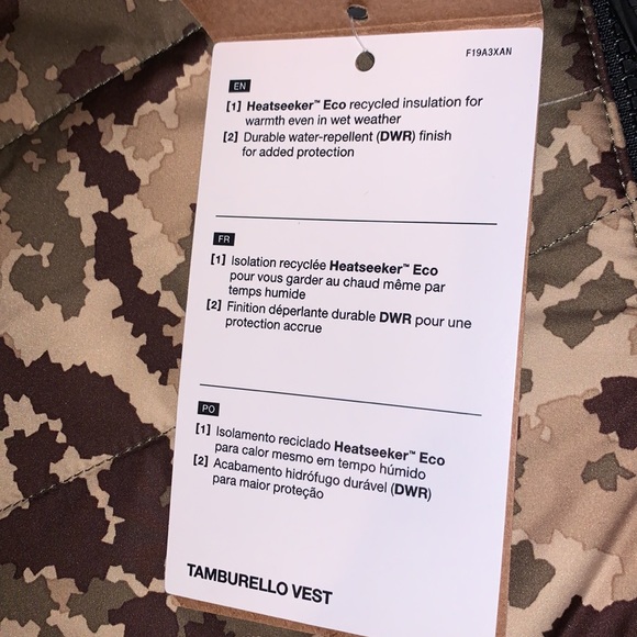 NWT The North Face Tamburello 2 Vest, Camo, Medium - Picture 11 of 12